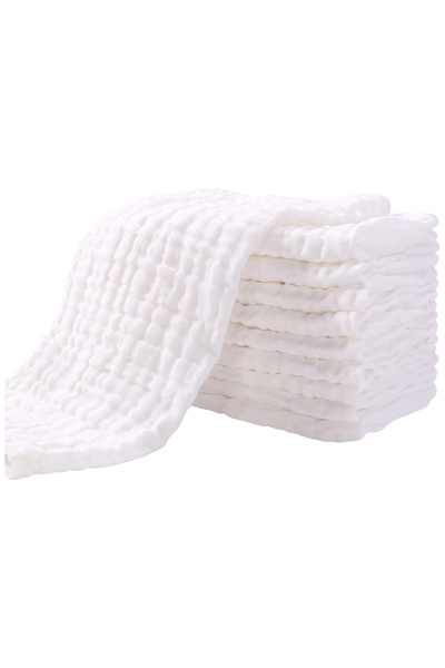 Other Baby Washcloths 100% Cotton Face Towels 10 Pack Wash Cloths for Baby 12...