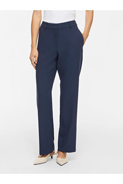 VILA Straight Leg Hose VIEMMI Mid-Waist