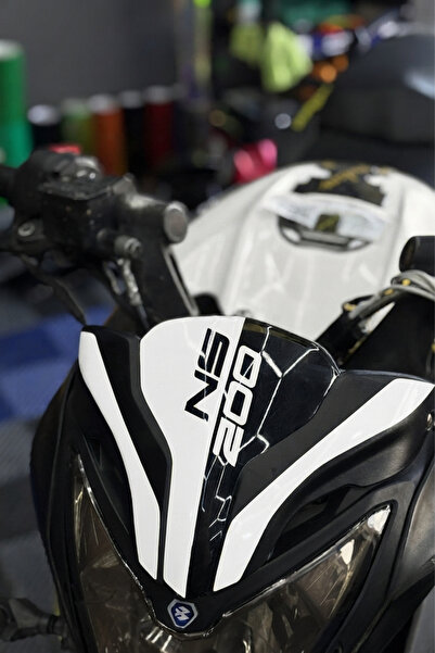 Banxtre مجموعة ملصقات تزيين الرأس مكونة من 3 قطع لـ Bajaj Pulsar NS200