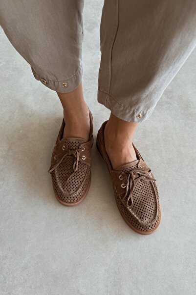 nope21shoess Life Toprak Hakiki Deri Loafer