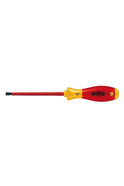 wiha Șurubelniță izolată pentru electricieni VDE, plată, cu cap de șurubelniț...