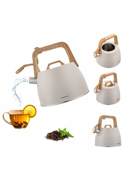 Klausberg Oală de oțel cu fluier 2,5L KB-7917