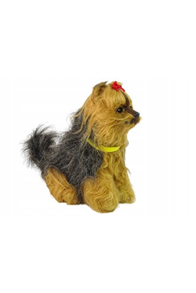LeanToys Câine interactiv Yorkshire terrier de pluș