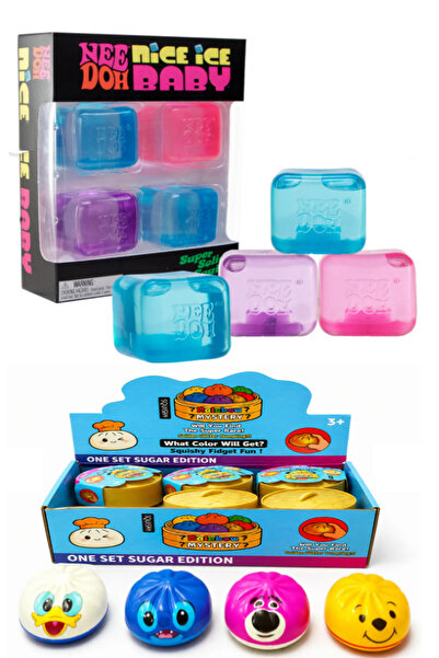 Pofika Needoh İce Baby mini 4'Lü paket ve ÇİN MANTISI Resimli SQUİSHY Süpriz ...