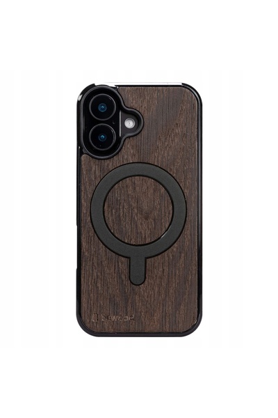 BewooDesign Husă din lemn Bewood pentru iPhone 16, stejar rădăcinat, cu MagSafe