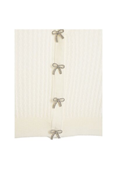 Guess Cardigan de fată J6RR11Z4530 Alb