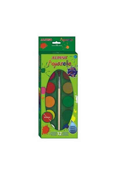 Alpıno Sulu Boya 12 Renk (AQ-01)