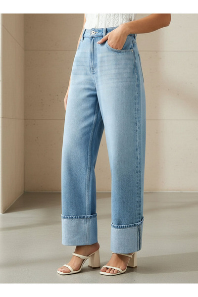 DNM Turn-Up Hem Jeans