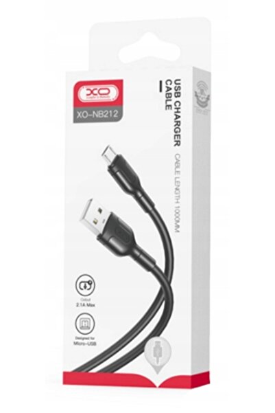 Xo Cablu USB - USB Tip-C NB212 2.1A 1 m Negru
