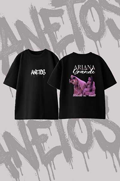 Anetos Ariana Grande_96 Σχεδιασμένο μπλουζάκι με στάμπα στην πλάτη, βαμβακερό...