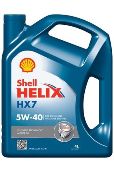SHELL Λάδι κινητήρα Helix HX7 5W40 SP A3/B4 4L