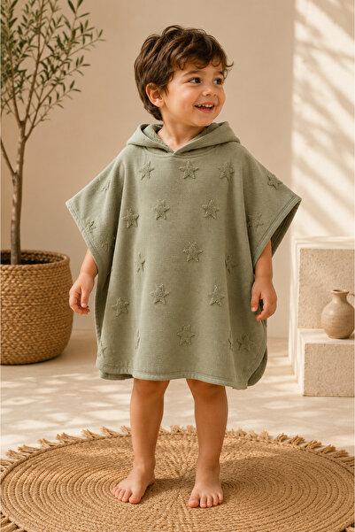 Daylife Kids' Poncho Towel 100% Cotton Hooded Beach and Bath Towel – Soft, Qu...
