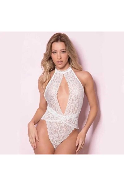 Masal Lingerie Women's Lace Badysuit