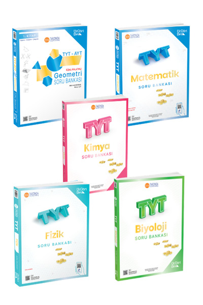 Üç Dört Beş Yayıncılık TYT Matematik-Geometri-Fizik-Kimya-Biyoloji Set 2026 G...
