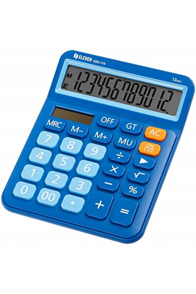 NO BRAND Calculator ELEVEN CDC110BL Alimentare cu baterie si solara, 4 memorii