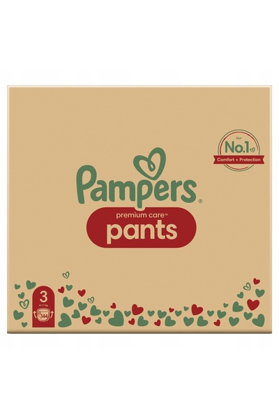 Pampers Scutece-chiloțel Premium Care Pants 3 (144 bucăți)