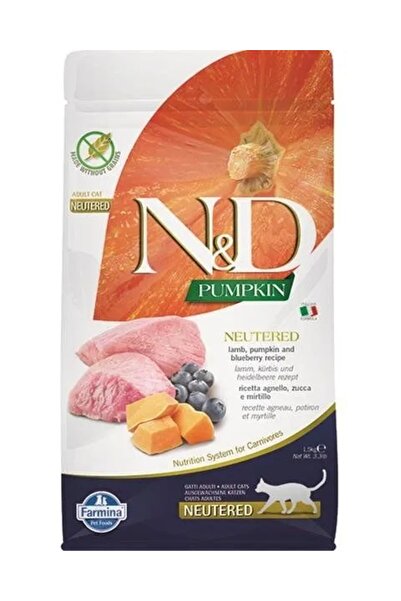 Farmina Hrană pentru pisici Carne de miel cu dovleac și afine 1.5 kg