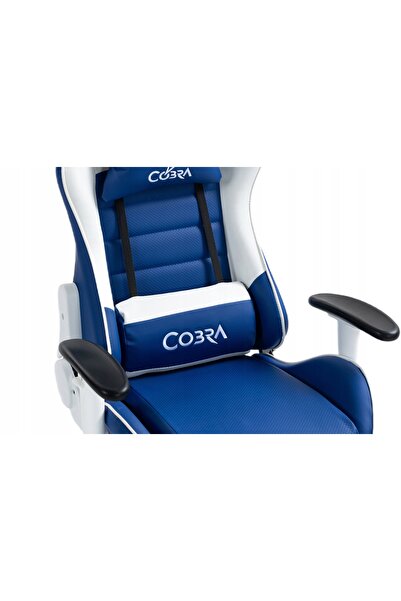 COBRA Fotel de gaming Rebel CR204 Albastru-alb