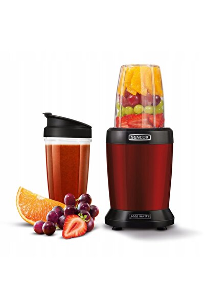 NO BRAND Blender de vase SENCOR Nutri SNB 4301RD + 2 recipiente incluse
