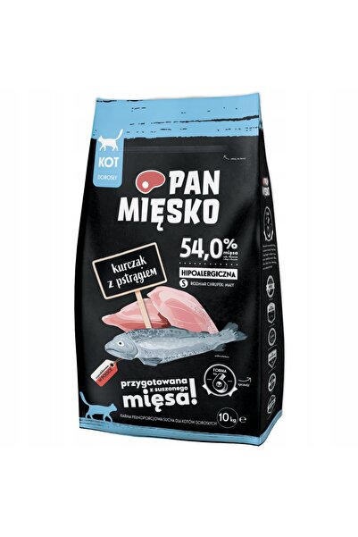 NO BRAND Hrană pentru pisici PAN MIĘSKO Pui cu păstrăv