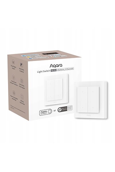 NO BRAND Comutator inteligent AQARA Light Switch H2 EU WS-K08D