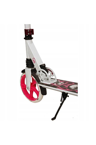 PBMV Trotinetă tradițională PB Skull PU ABEC-7 Alb-roz