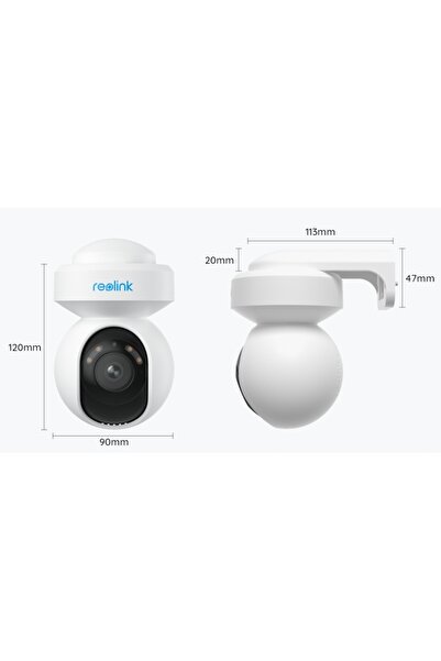 ReoLink Cameră E Series E560P POE de exterior, LAN, Cameră rotativă albă