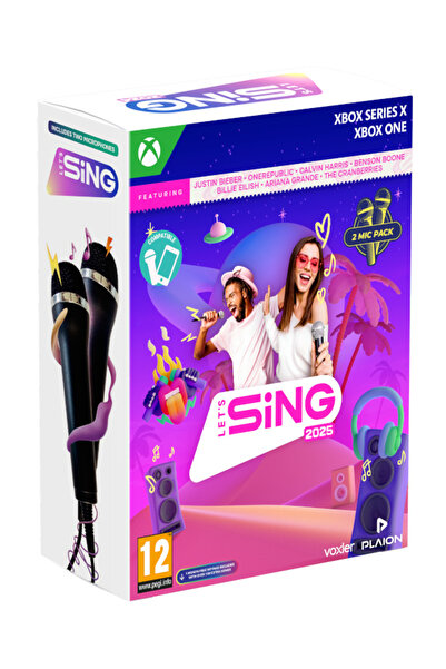 NO BRAND Let's Sing 2025 + 2 Microfoane Gra XBOX ONE / XBOX Series X