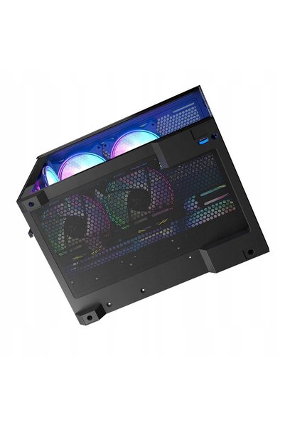 NO BRAND Carcasă MODECOM Volcano Panorama Apex ARGB 7F Midi Gri