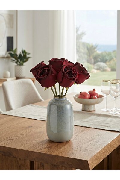 Lilac Home Yapay Çiçek Tek Dal Premium Gül
