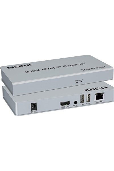 Weetotung HDMI KVM Over IP Extender 200m from Your HDMI or DVI-D Source to HD...