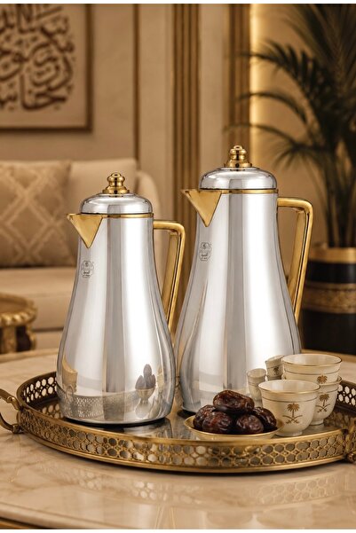 saif Trams Set of the Sword Elena Nickel Gold Glass Inside Two Sizes 1 Liter ...