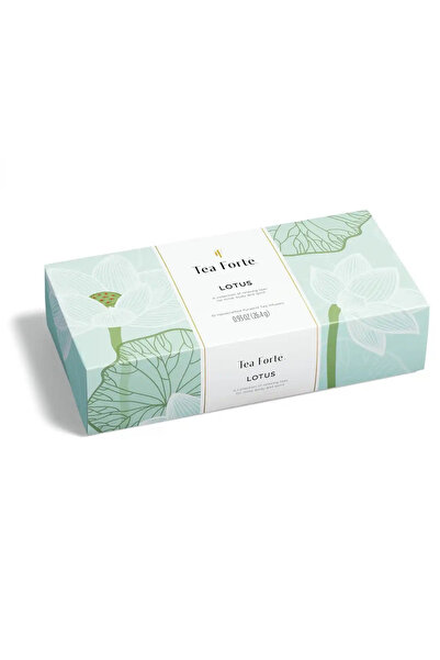 Tea Forte Organic Petite Ribbon Lotus Tea – - Box with 10 tea pyramids