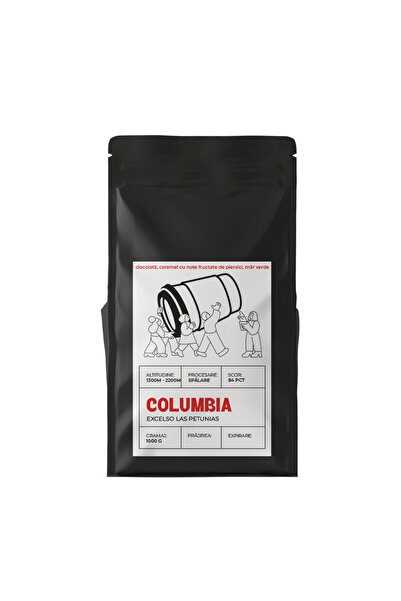 Happy Coffee Cafea boabe de specialitate - Columbia Excelso las Petunias , 10...