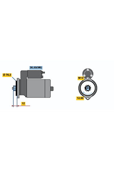 Bosch Electromotor (12v 1,7kw Remanufacturate Profesional) Audi Q7 Porsche Ca...