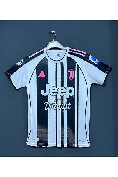 Alaturka Mix Juventus 2025-2026 İç Saha Kenan Yıldız Forması pembe/siyah
