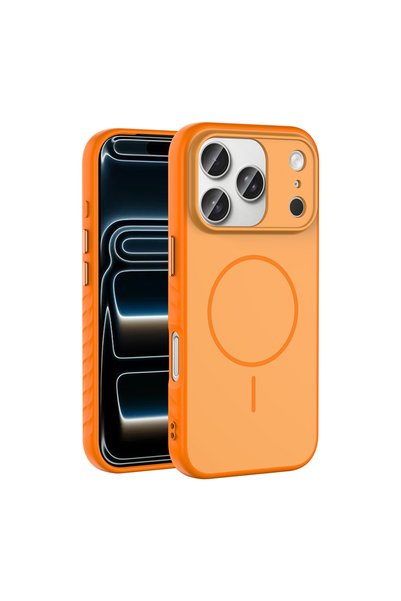zore iPhone 17 Pro Case with Camera Lens Protection, Magsafe Compatible Silic...