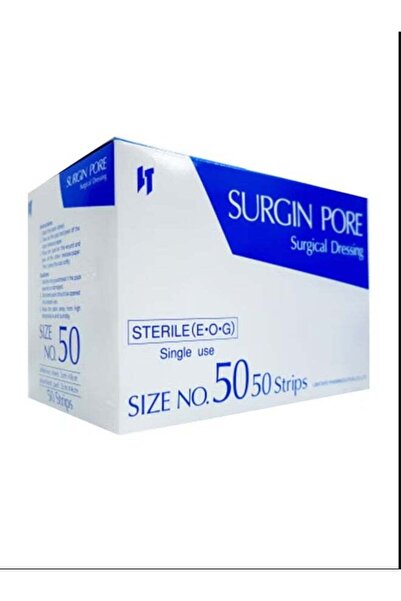 SURGIN PORE ضمادة جراحية سورجور بور - مقاس رقم. 50 (50 شريط)