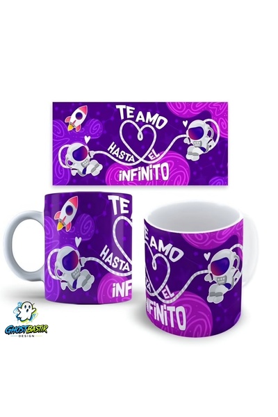 Ghostbastır Design Endless Love Mug |   Single Piece K0467