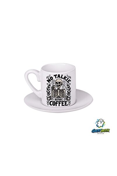 Ghostbastır Design Skeleton Turkish Coffee Cup 0126