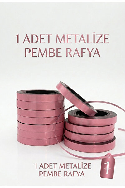 baloss fer 25 metre metalize pembe rafya