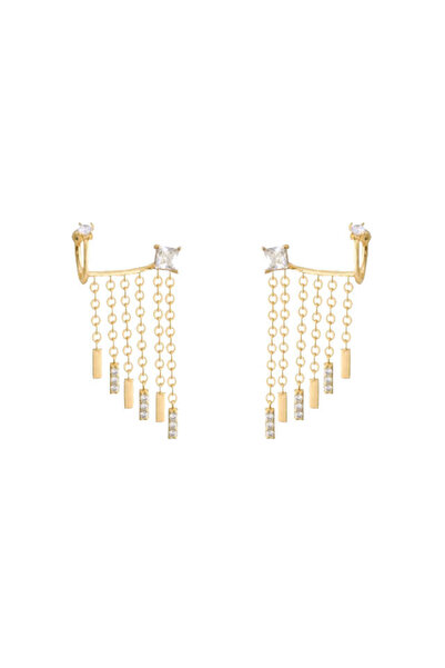 VeeShop Σετ κοσμημάτων αυτιού (ear cuff) για το επάνω και το κάτω μέρος, με κ...