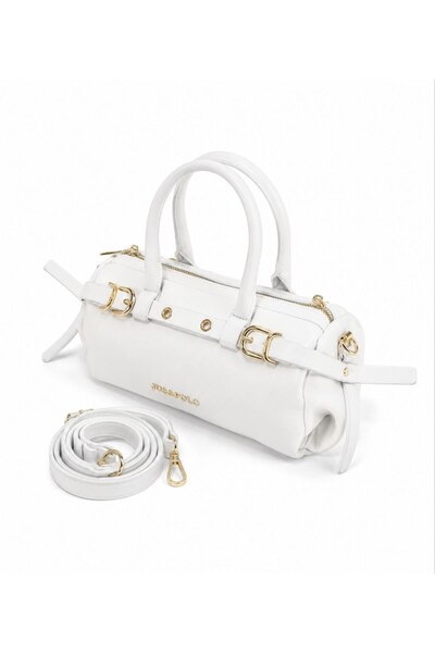 Just Polo Justpolo Women's Medium-Sized Cylinder Model Hand and Shoulder Bag ...