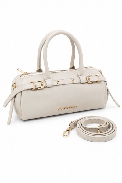 Just Polo Justpolo Women's Medium-Sized Cylinder Model Hand and Shoulder Bag ...