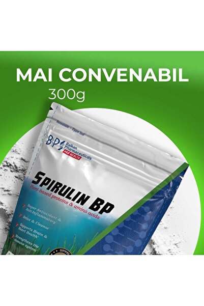 Balkan Spirulin BP, 300g, 60 servings, powder