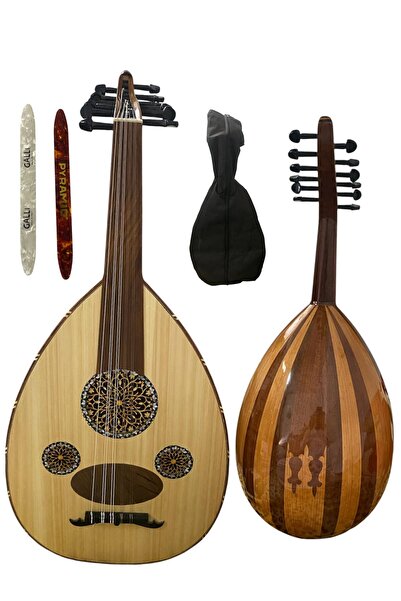 oudhub Oud Nacil Lux Musical Instrument with Feathers and Bag
