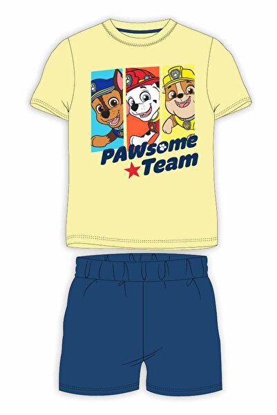 PAW PATROL Κίτρινες καλοκαιρινές πυτζάμες 3-8 ετών για ύπνο ή παιχνίδι 98% Βα...