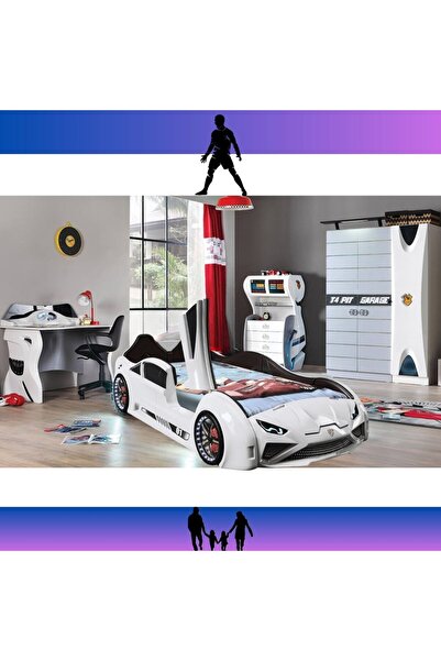 FARİNAY Garage Kapısı Açılır Araba Yataklı Çocuk Odası İstanbul'da