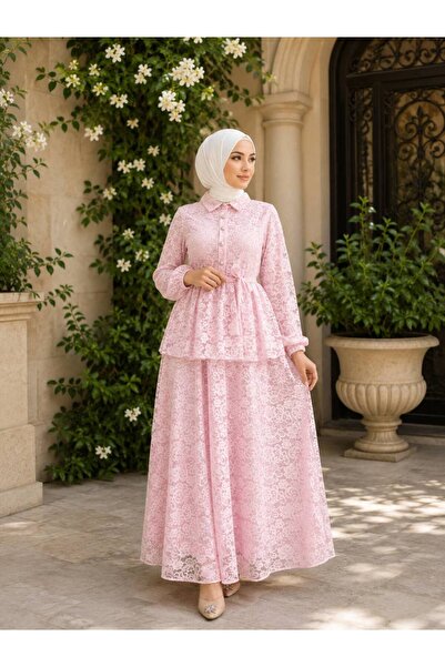 Moda Fatma dantel astarlı elbise