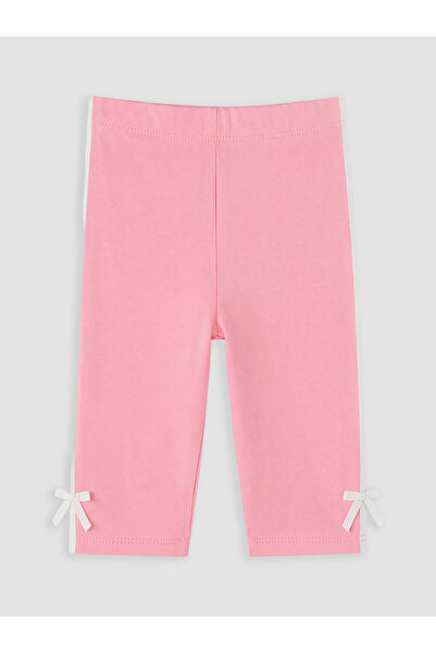 LC Waikiki Lcw Kids Pink Girls' Striped Leggings